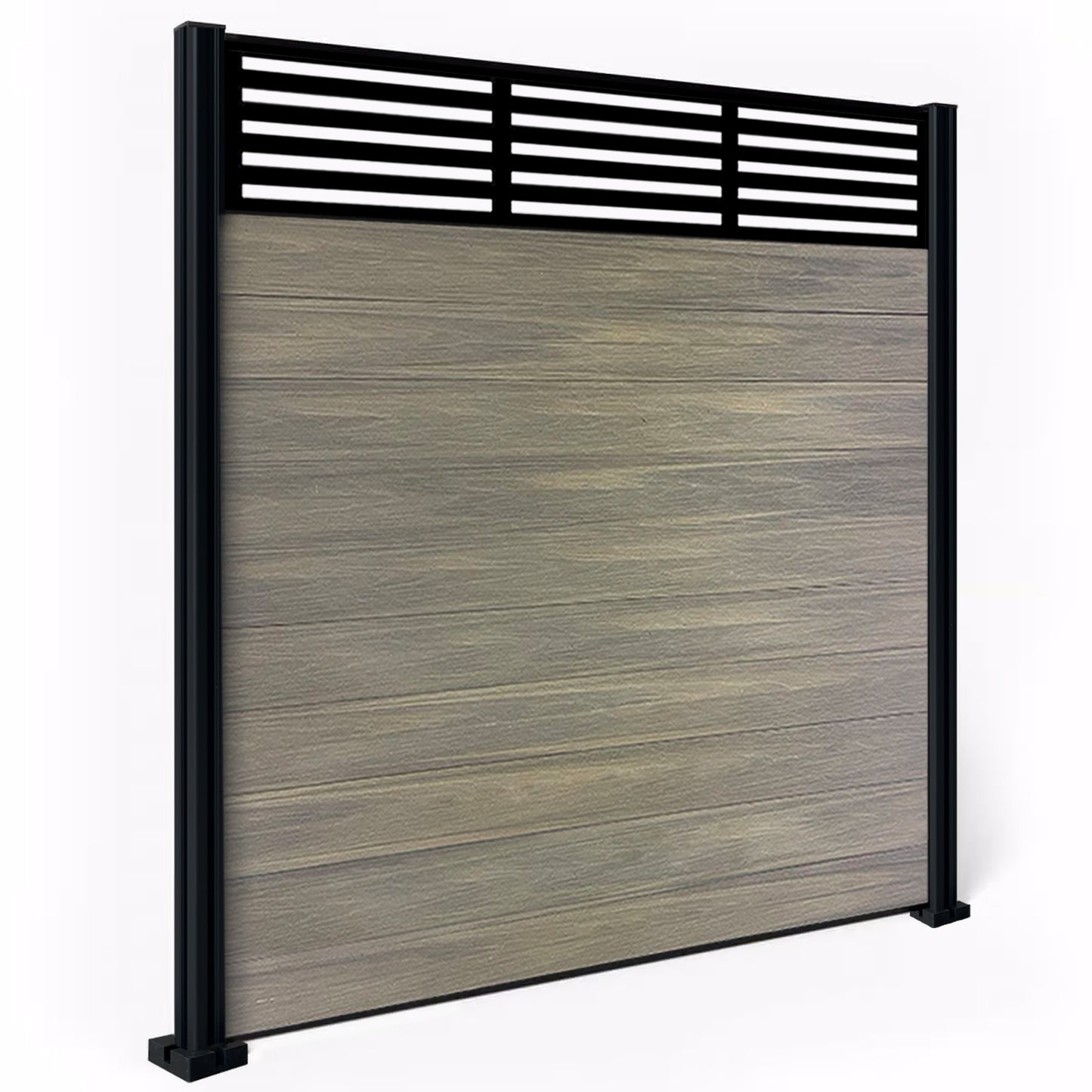 Composite Fence Kit - with Slat Trellis