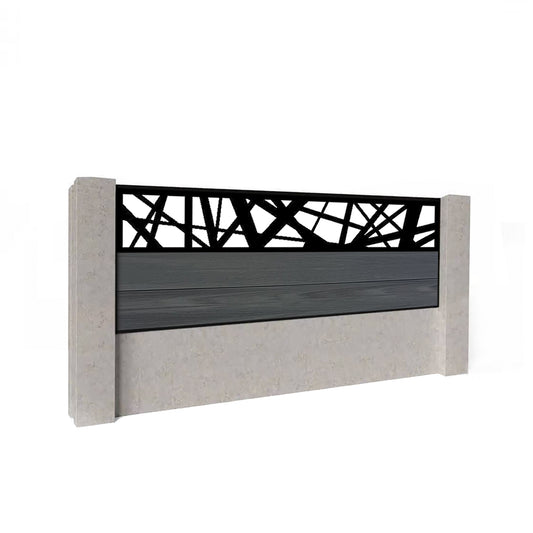 Composite Fence Kit - with Laser Trellis