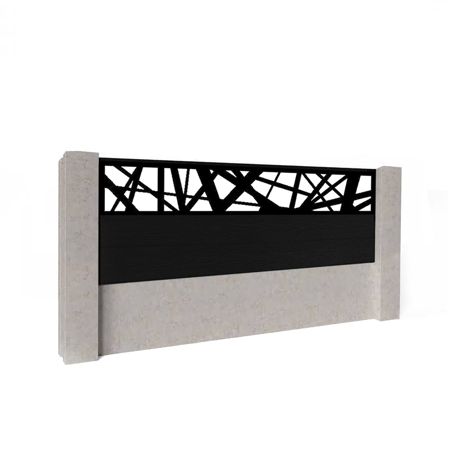 Composite Fence Kit - with Laser Trellis