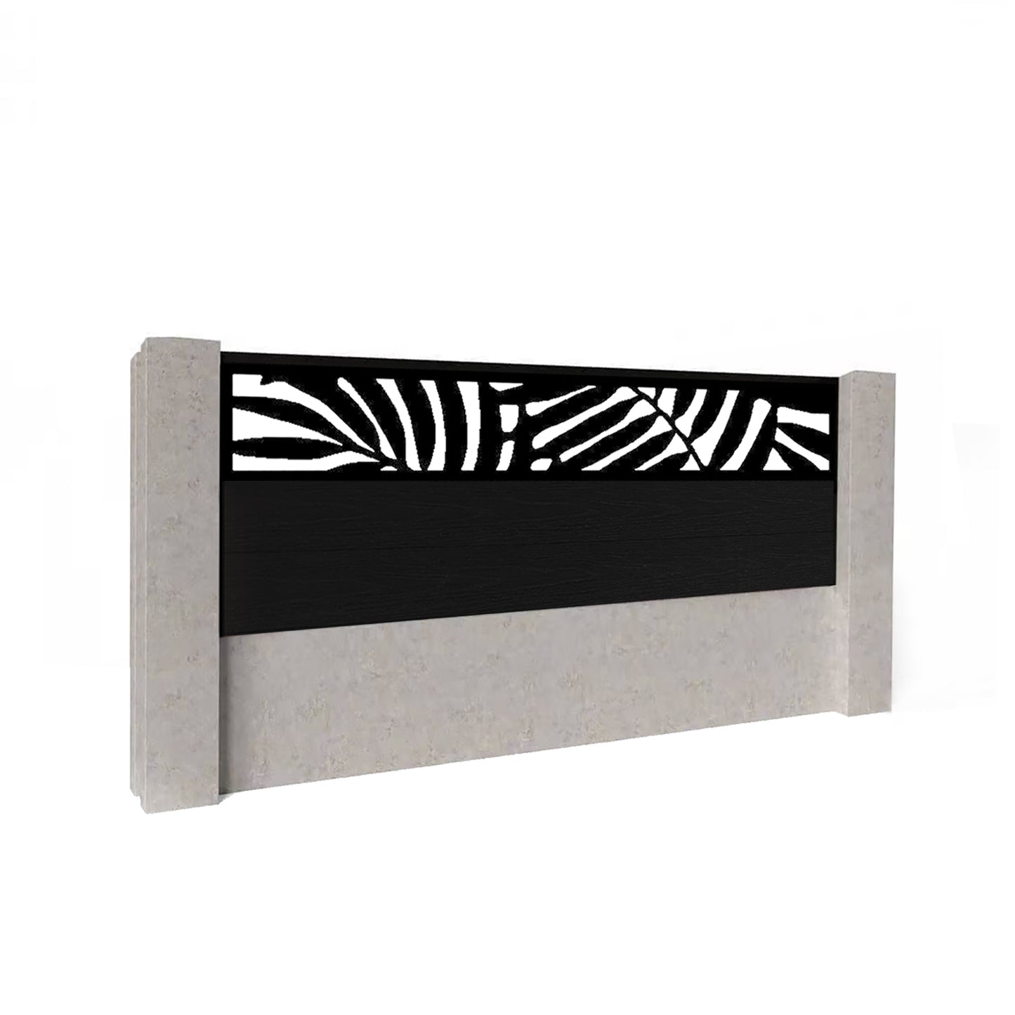 Composite Fence Kit - with Leafy Trellis