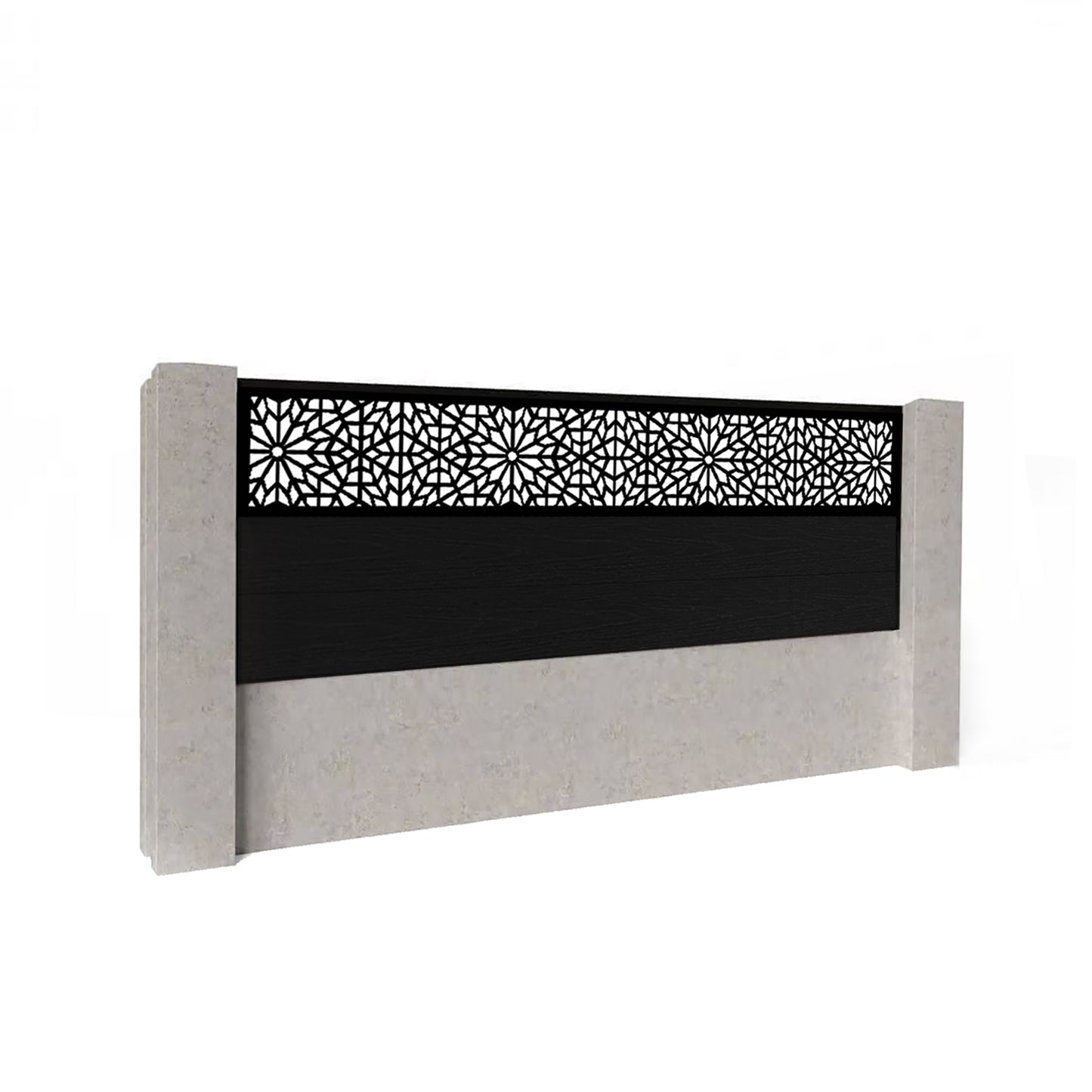 Composite Fence Kit - with Morocco Trellis