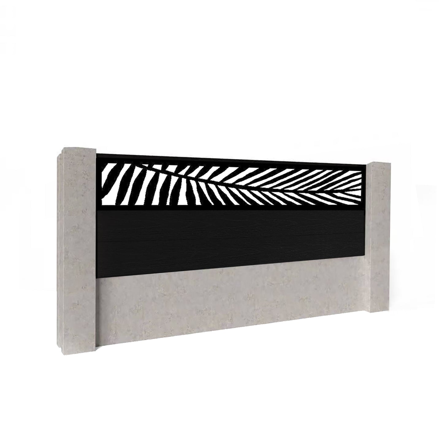 Composite Fence Kit - with Palm Trellis