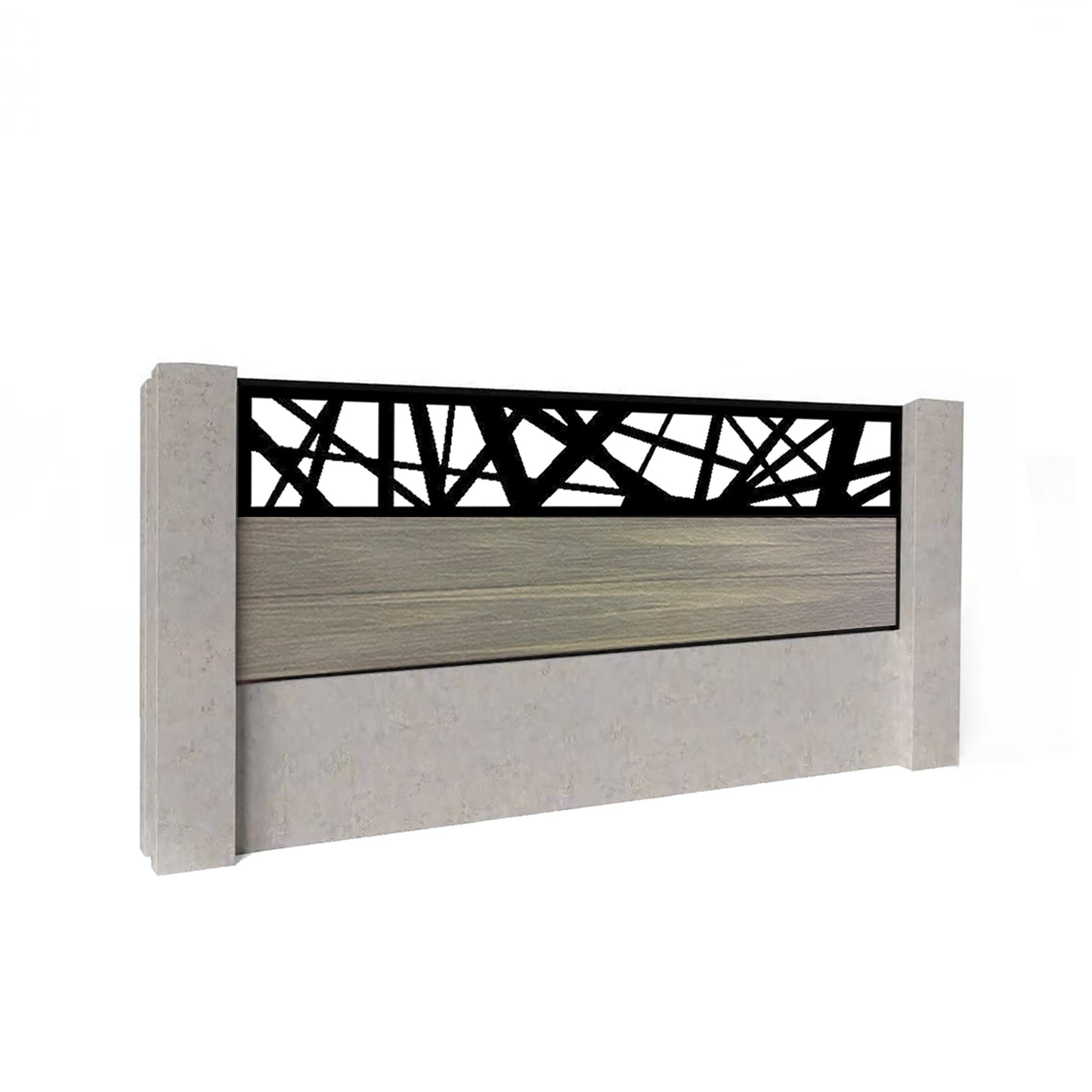 Composite Fence Kit - with Laser Trellis