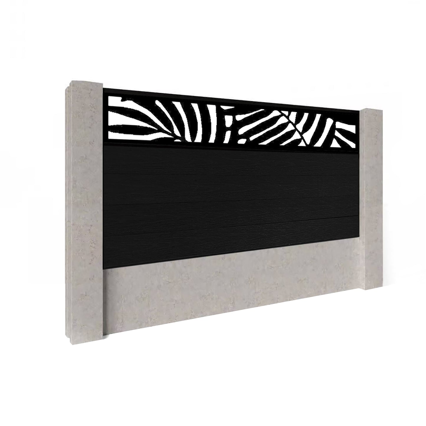 Composite Fence Kit - with Leafy Trellis