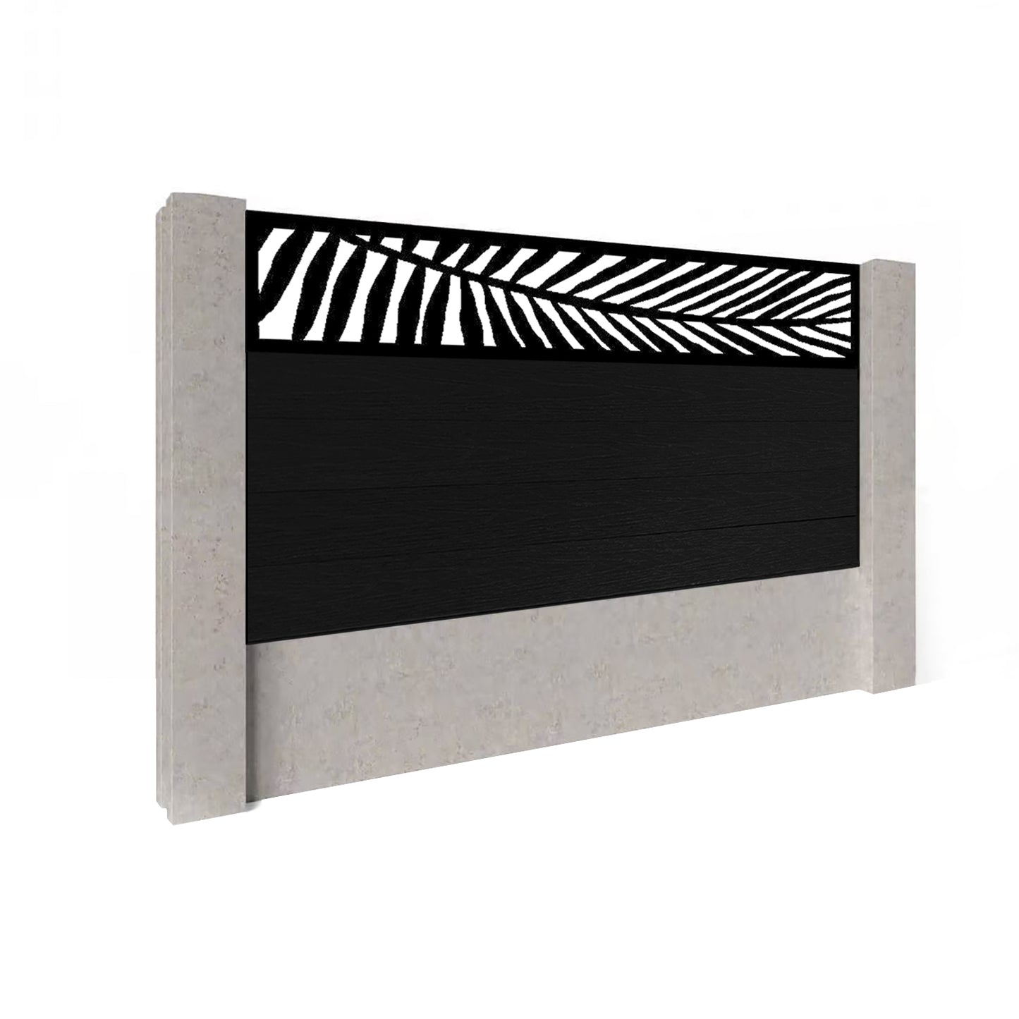 Composite Fence Kit - with Palm Trellis