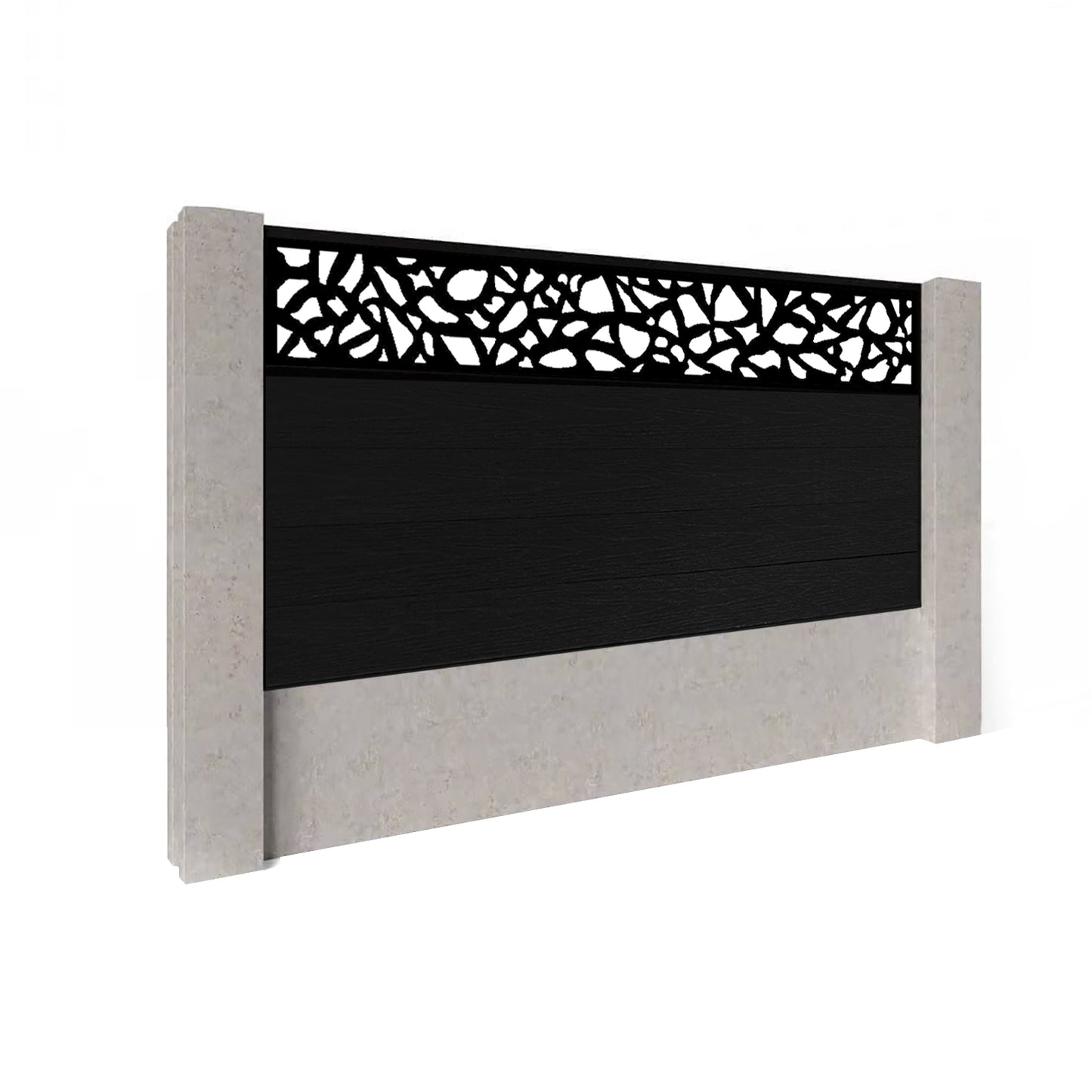 Composite Fence Kit - with Pebble Trellis