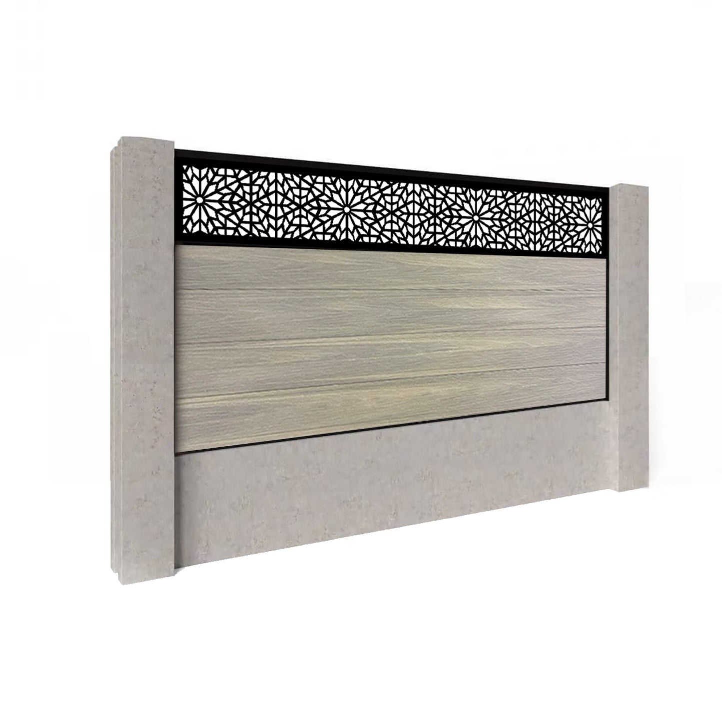 Composite Fence Kit - with Morocco Trellis