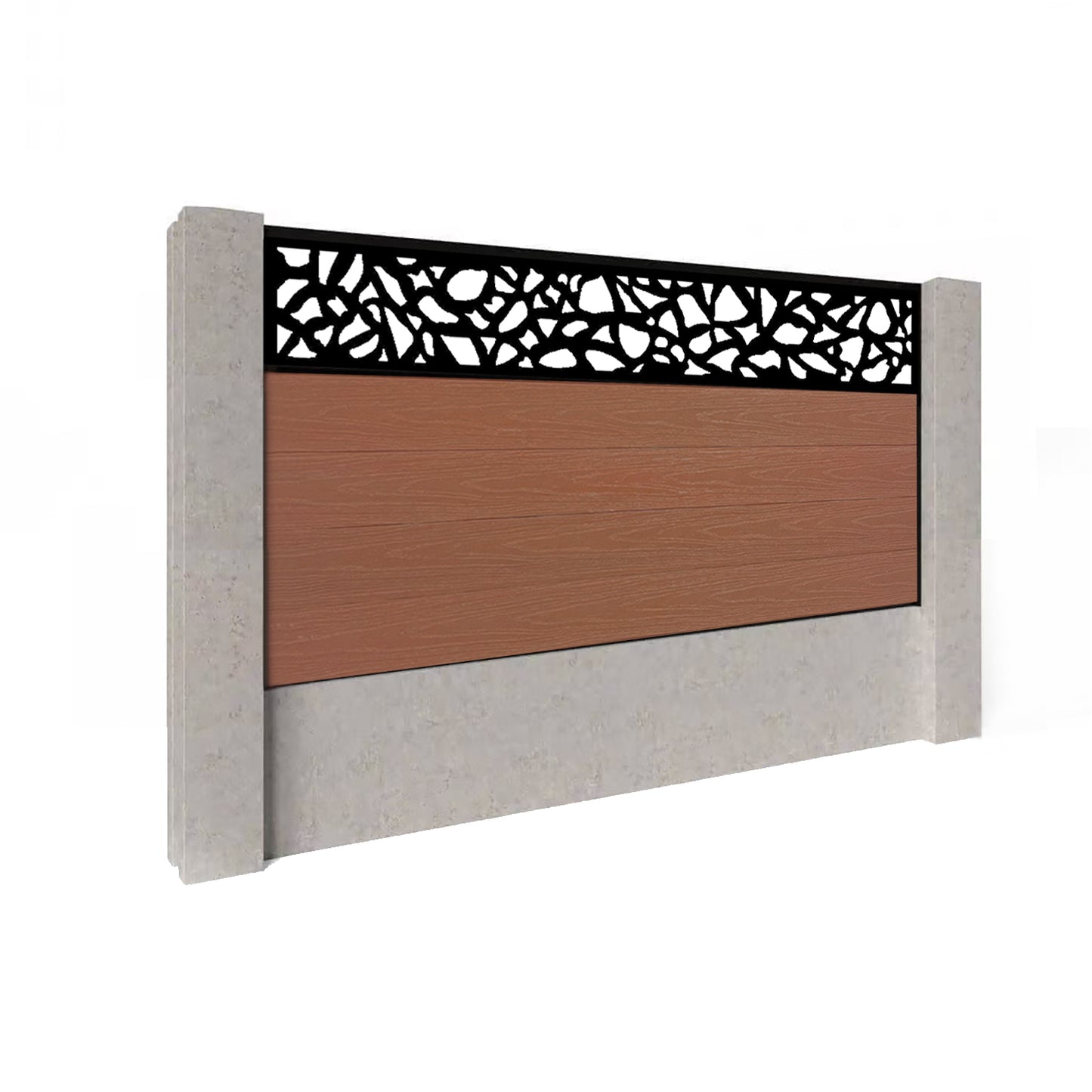 Composite Fence Kit - with Pebble Trellis