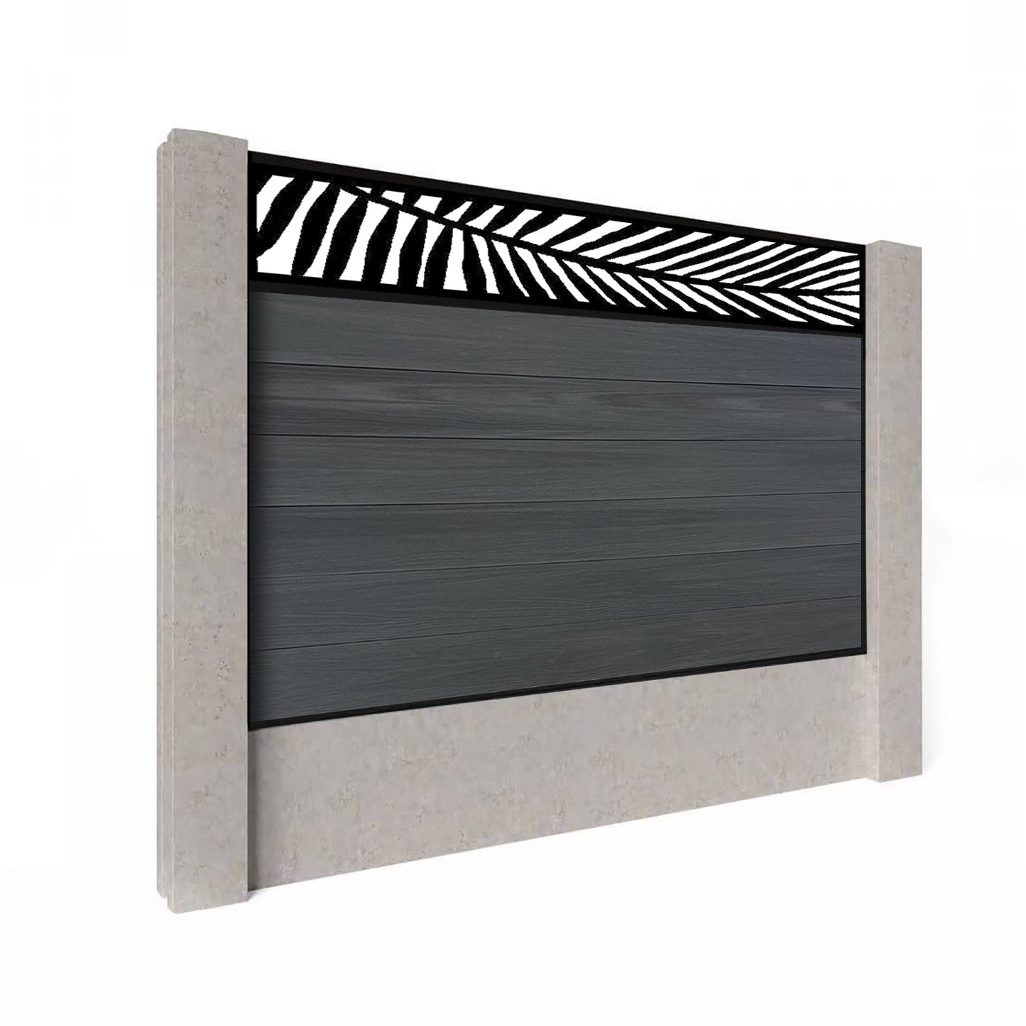 Composite Fence Kit - with Palm Trellis