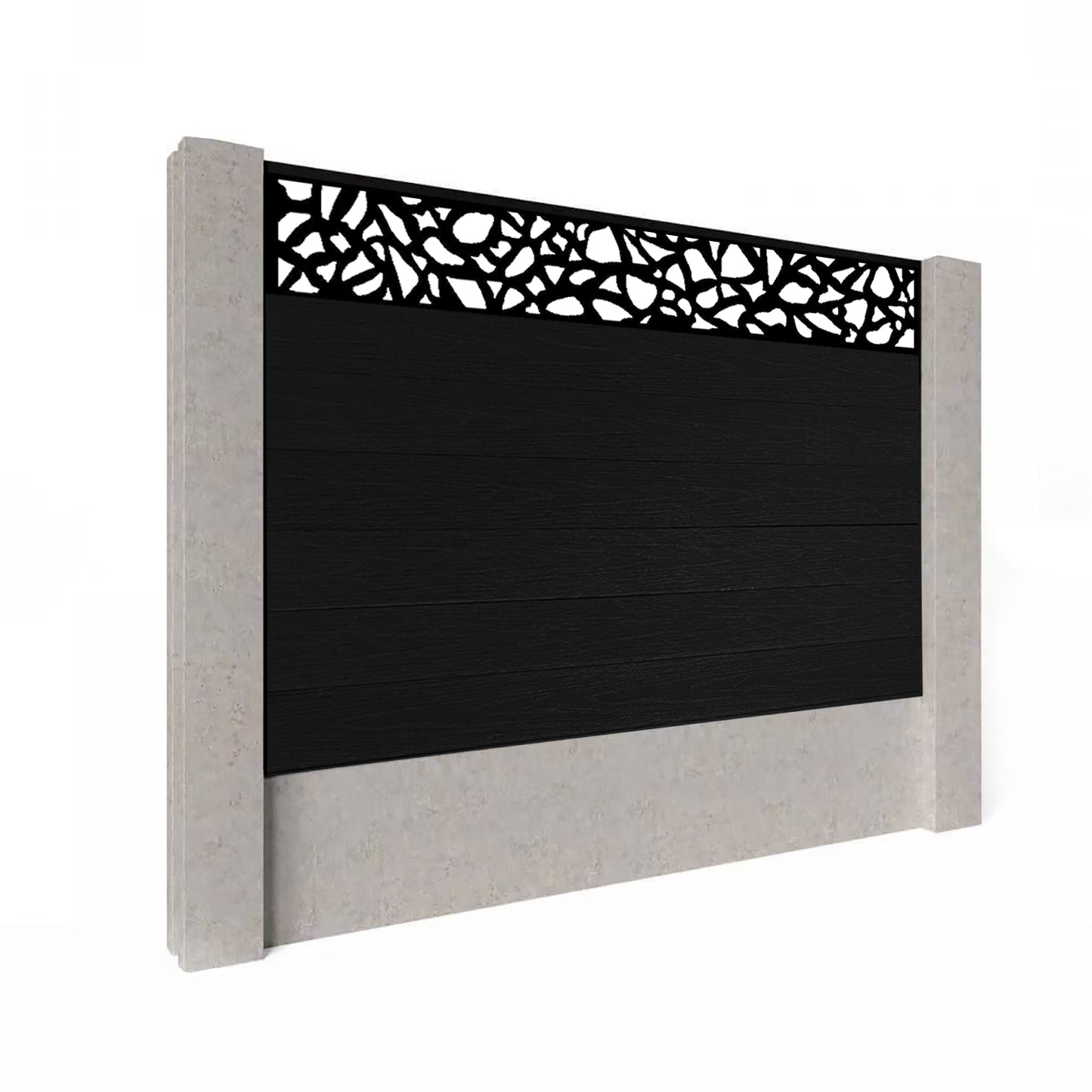 Composite Fence Kit - with Pebble Trellis