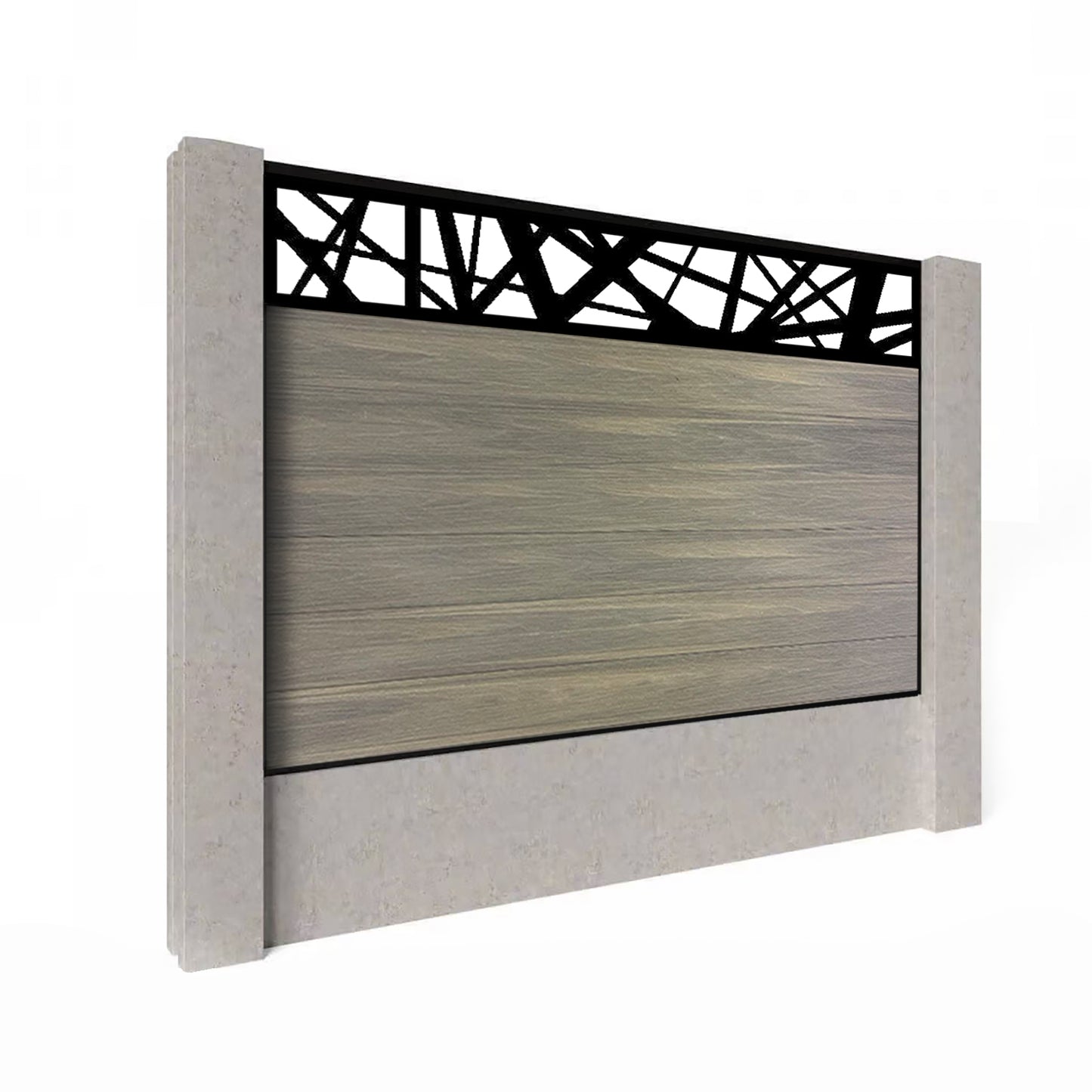 Composite Fence Kit - with Laser Trellis