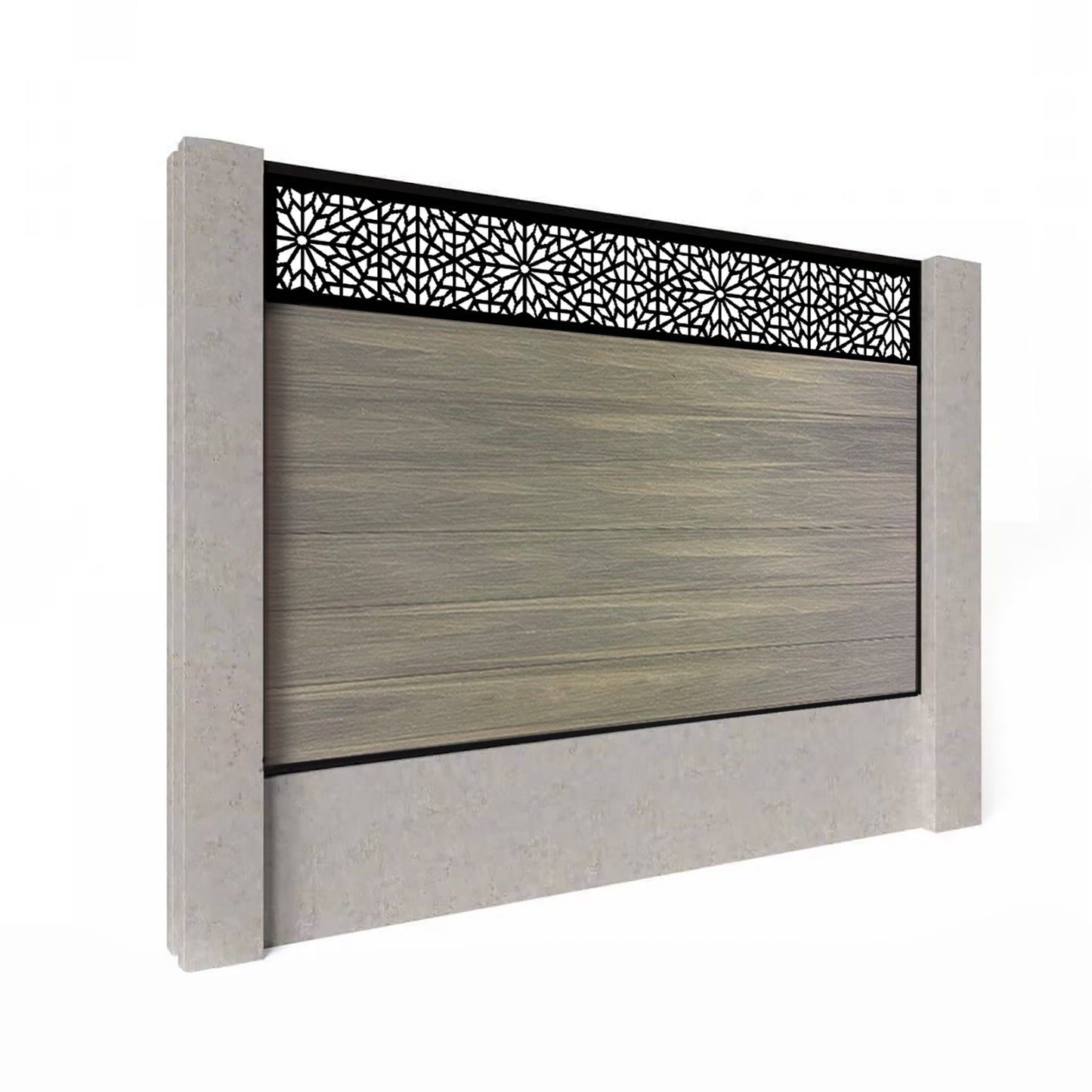 Composite Fence Kit - with Morocco Trellis