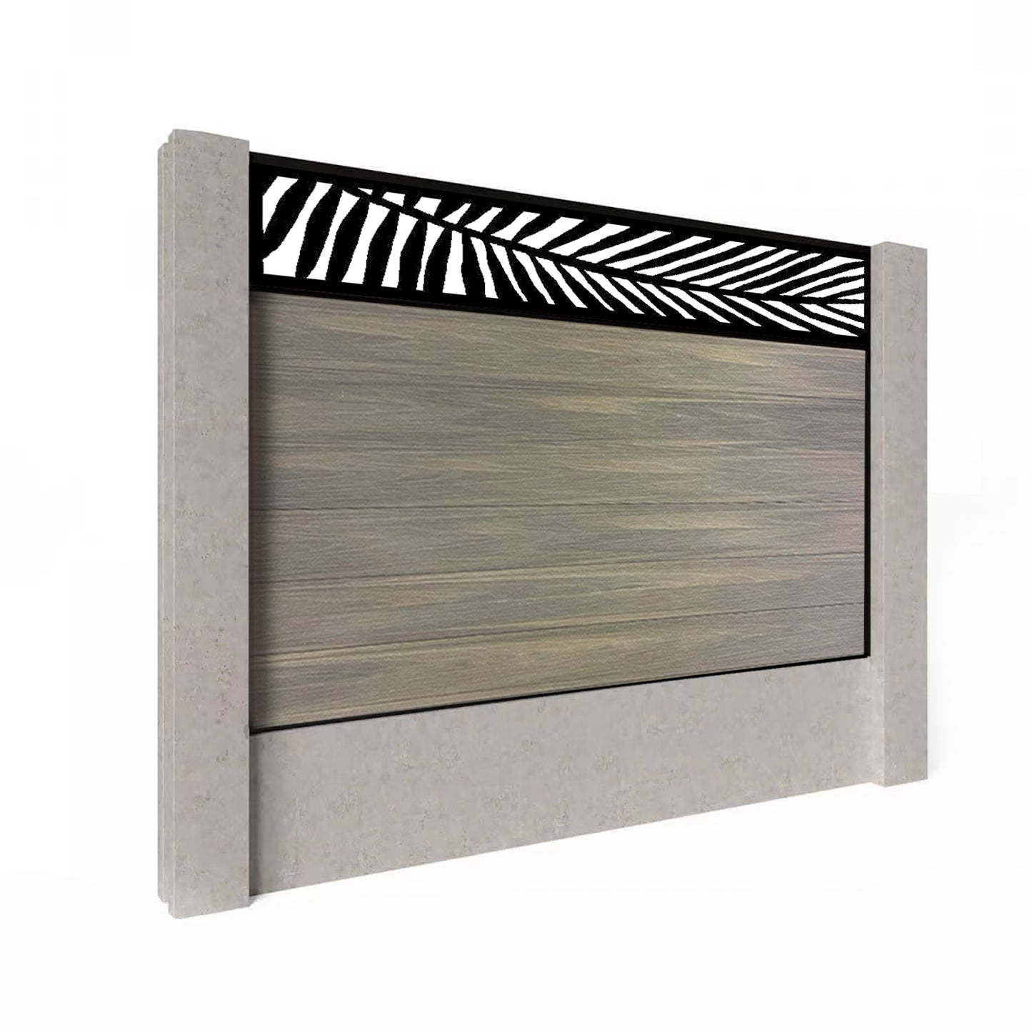 Composite Fence Kit - with Palm Trellis