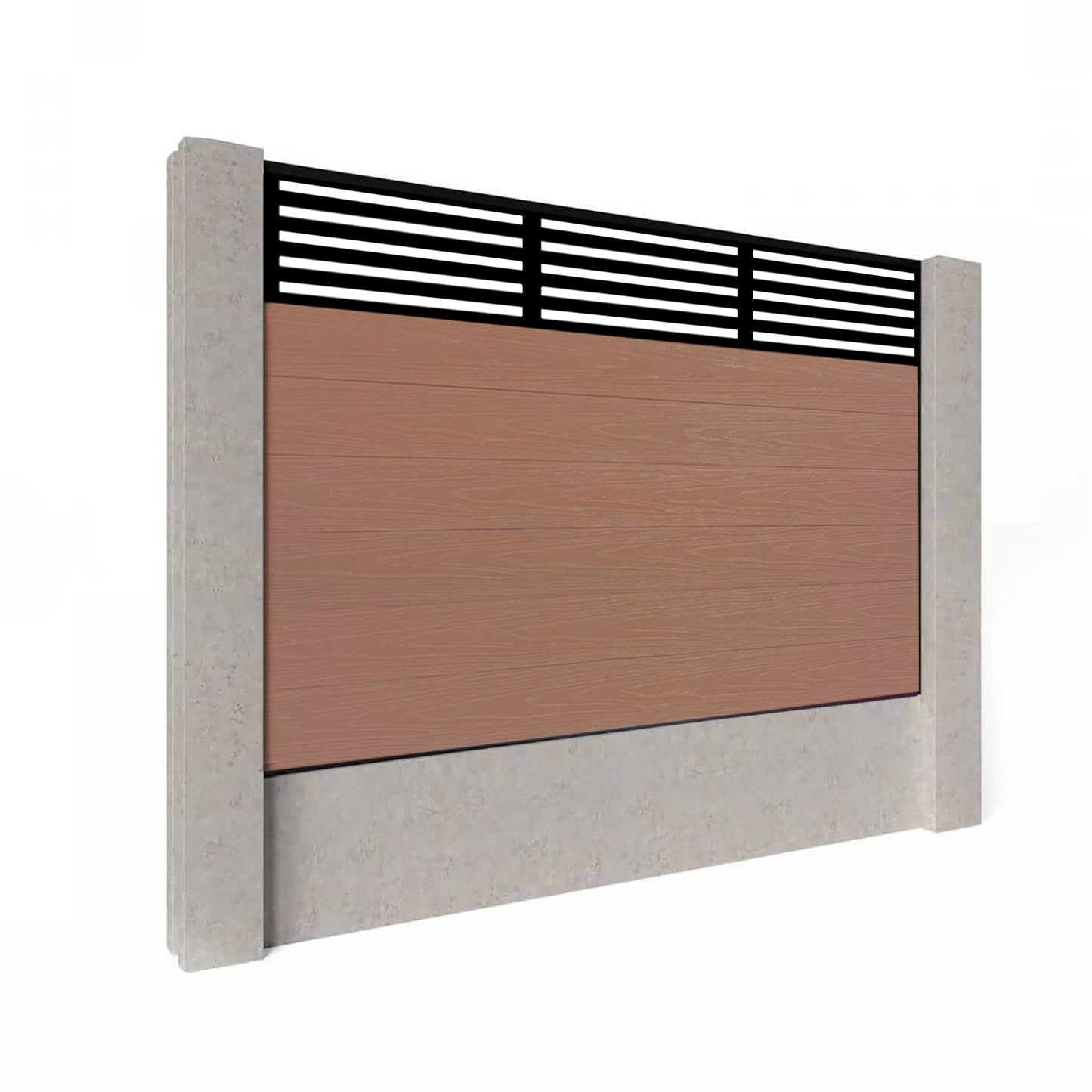 Composite Fence Kit - with Slat Trellis