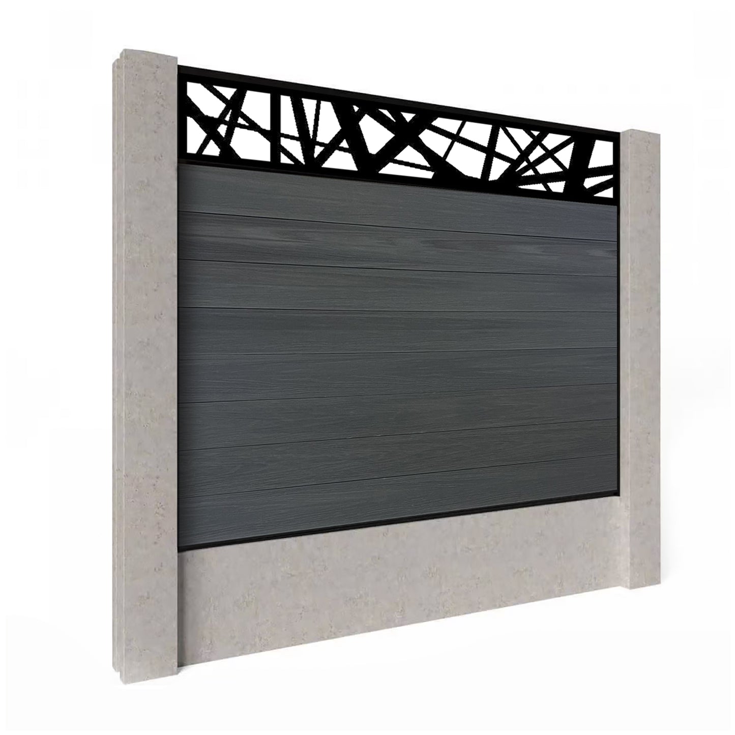 Composite Fence Kit - with Laser Trellis