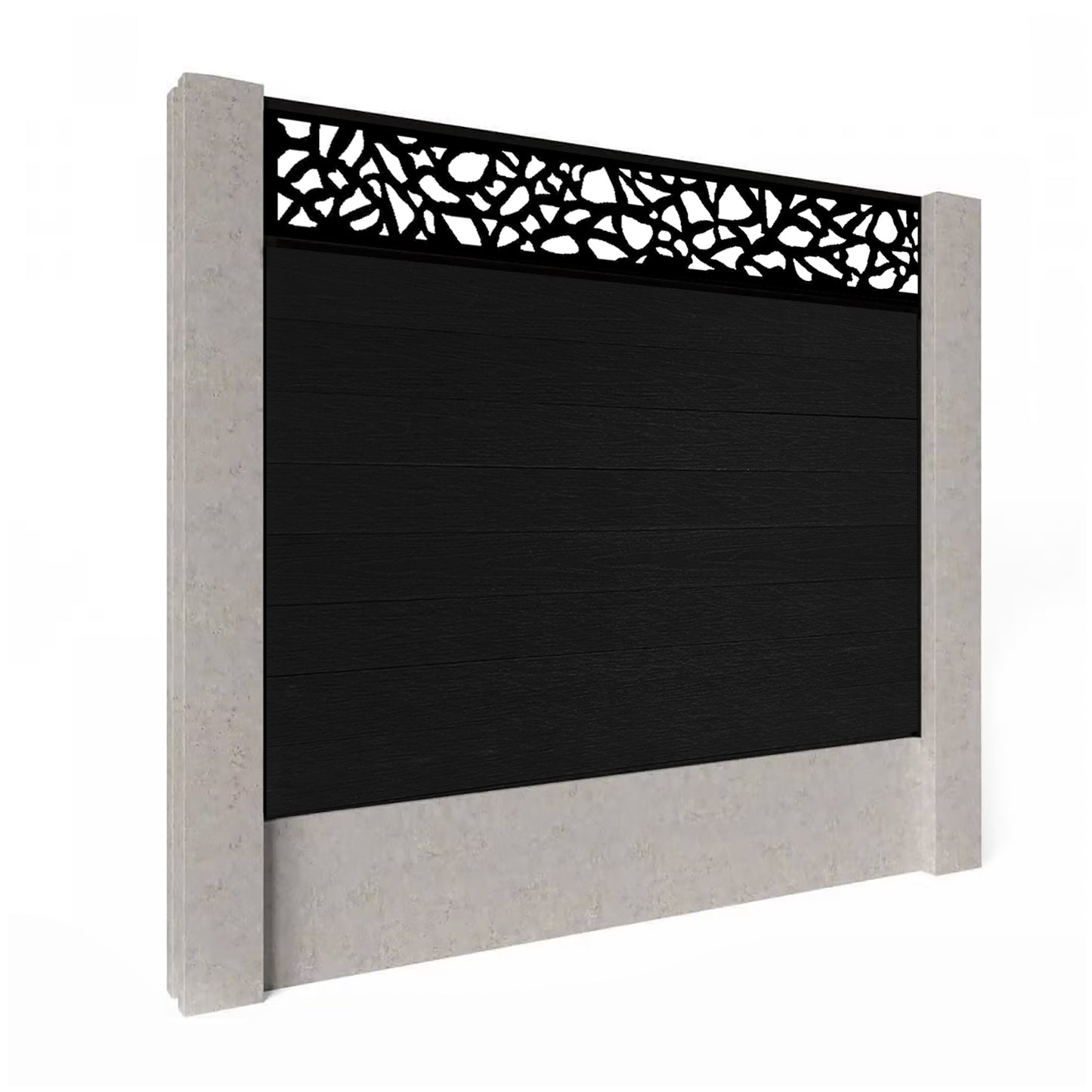 Composite Fence Kit - with Pebble Trellis