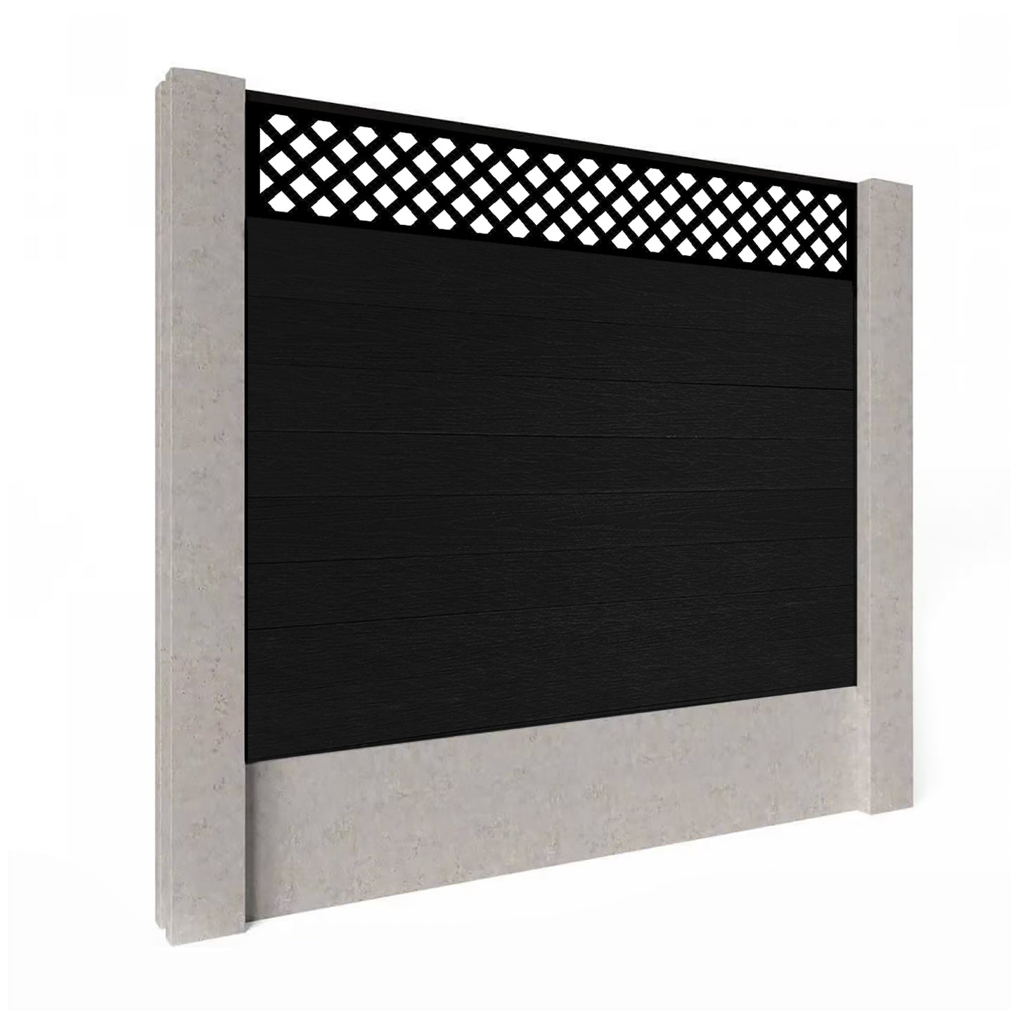 Composite Fence Kit - with Wave Trellis