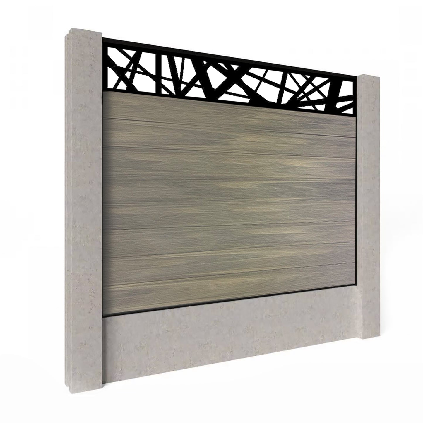 Composite Fence Kit - with Laser Trellis