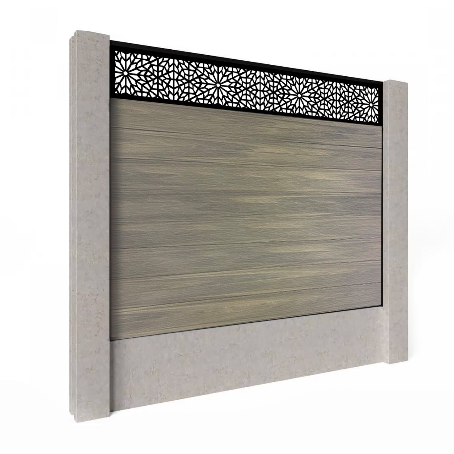 Composite Fence Kit - with Morocco Trellis