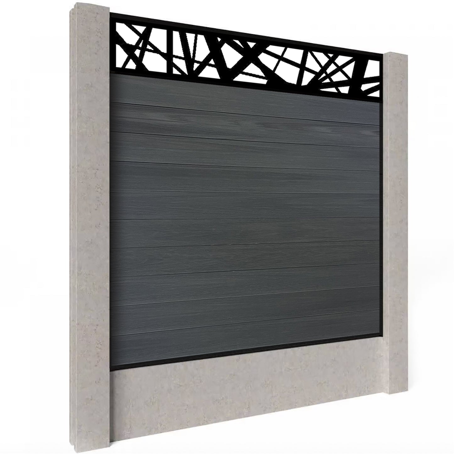 Composite Fence Kit - with Laser Trellis