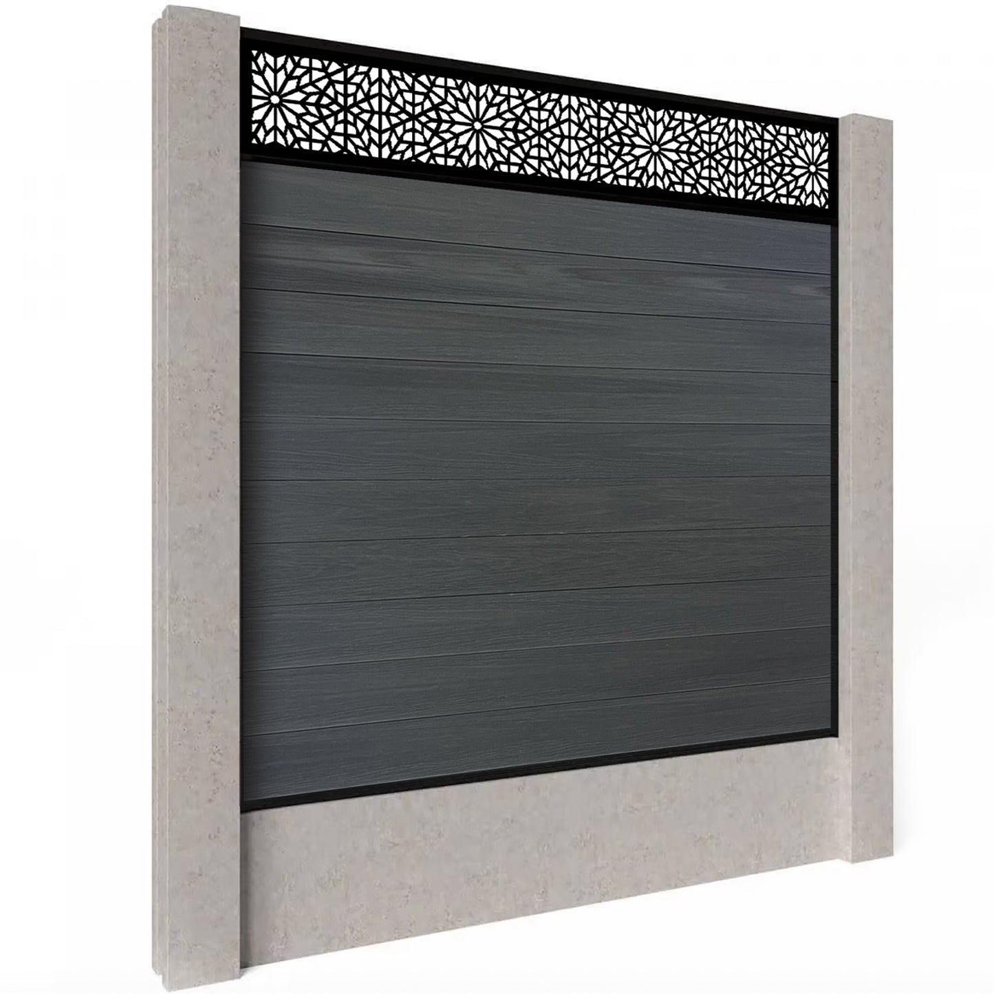 Composite Fence Kit - with Morocco Trellis