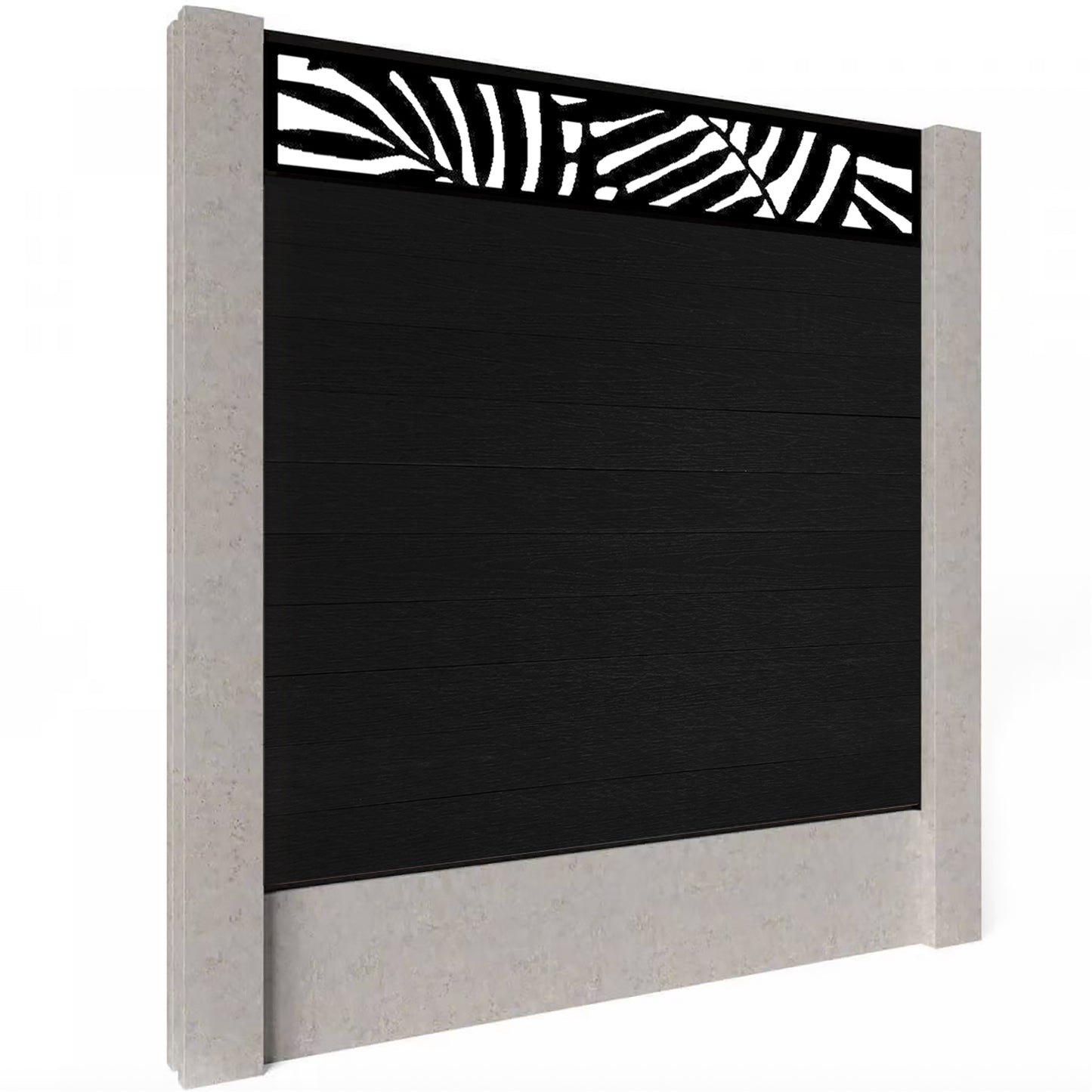 Composite Fence Kit - with Leafy Trellis