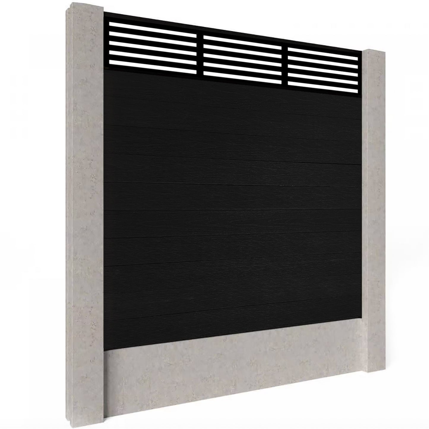 Composite Fence Kit - with Slat Trellis