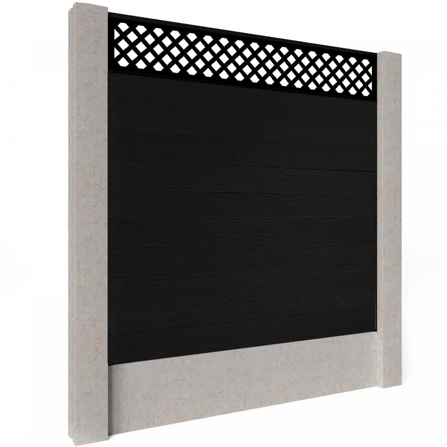 Composite Fence Kit - with Wave Trellis