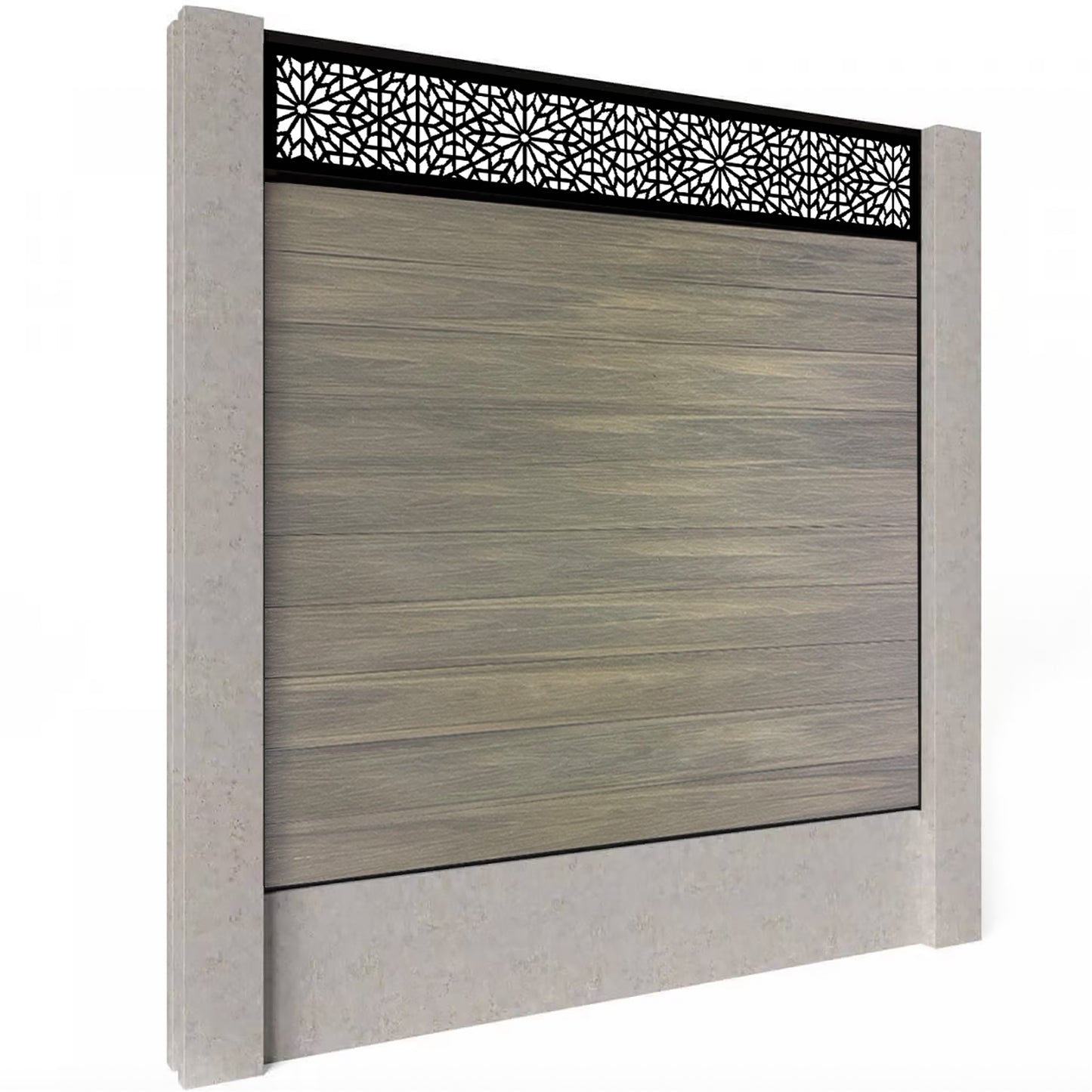 Composite Fence Kit - with Morocco Trellis