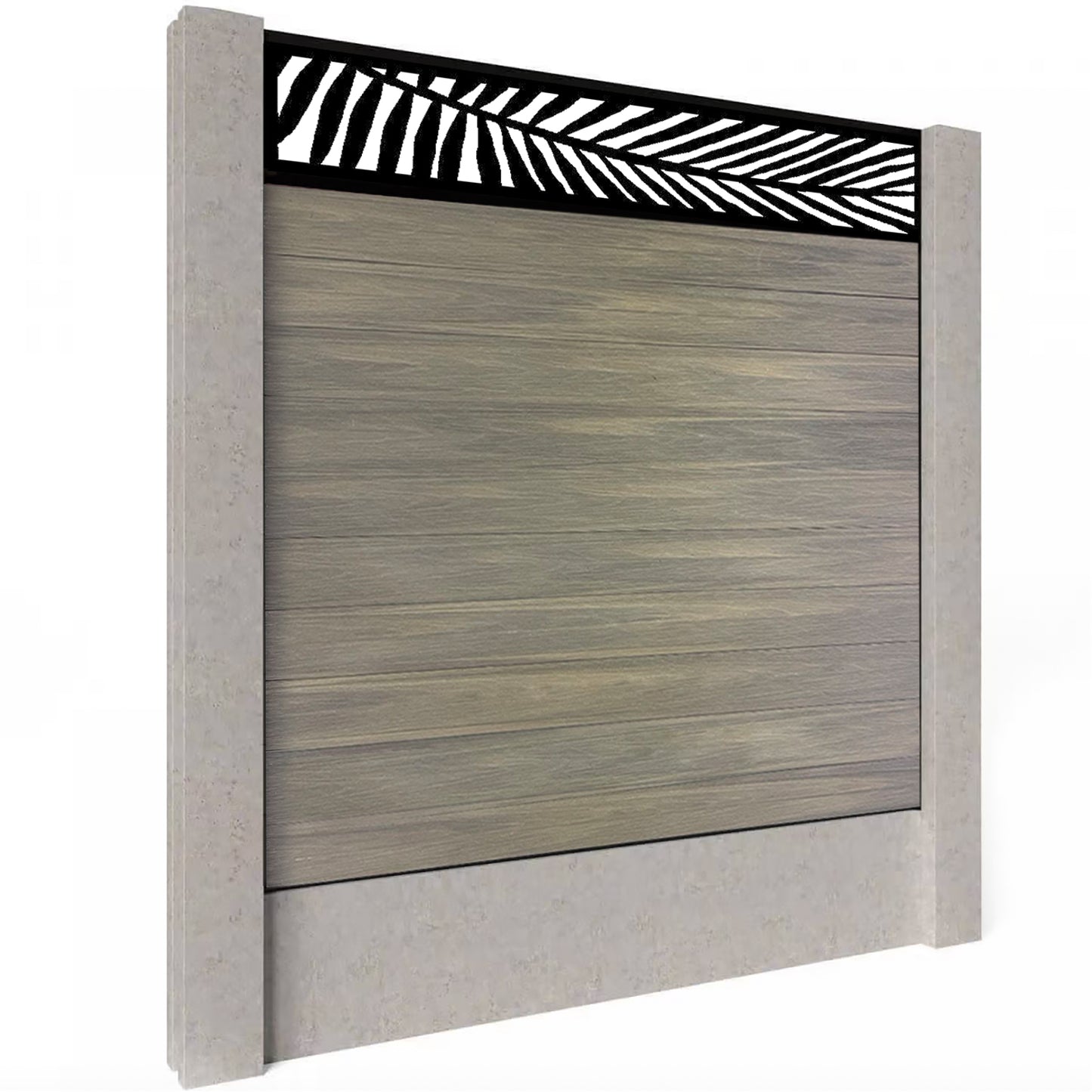 Composite Fence Kit - with Palm Trellis