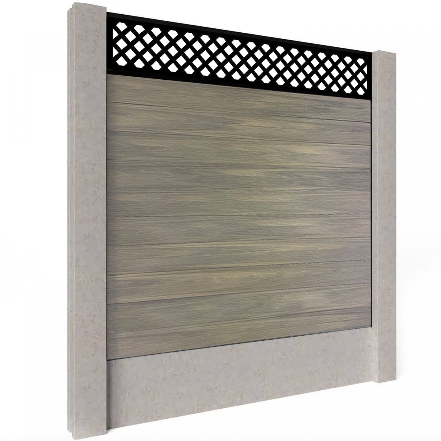 Composite Fence Kit - with Wave Trellis