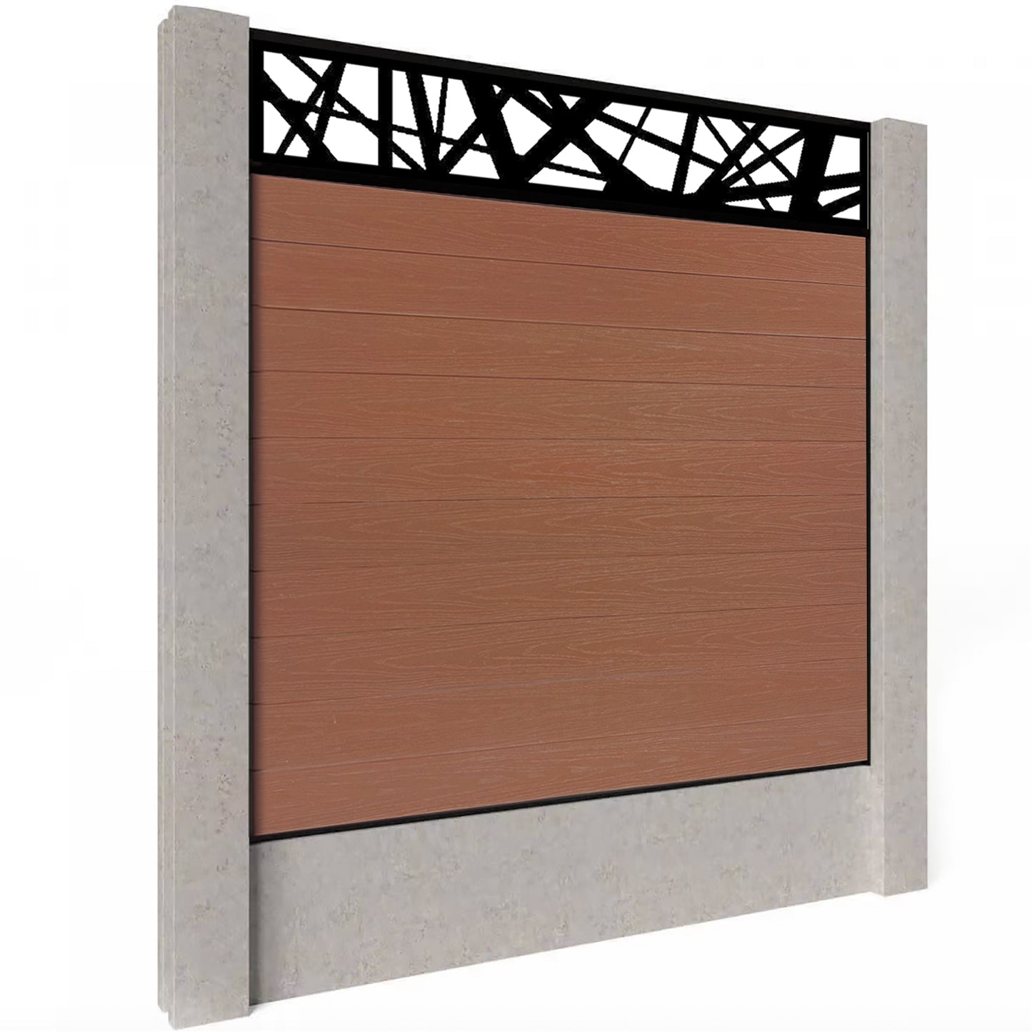 Composite Fence Kit - with Laser Trellis