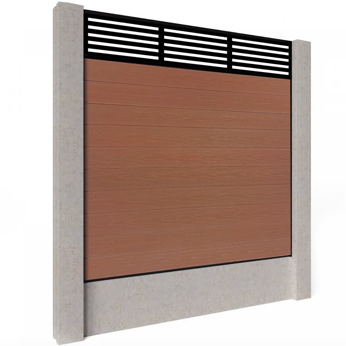 Composite Fence Kit - with Slat Trellis