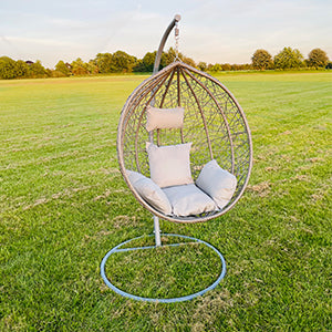 Outdoor Hanging Egg Chair Amazon Uk SimpleLiving Egg Swing Chair