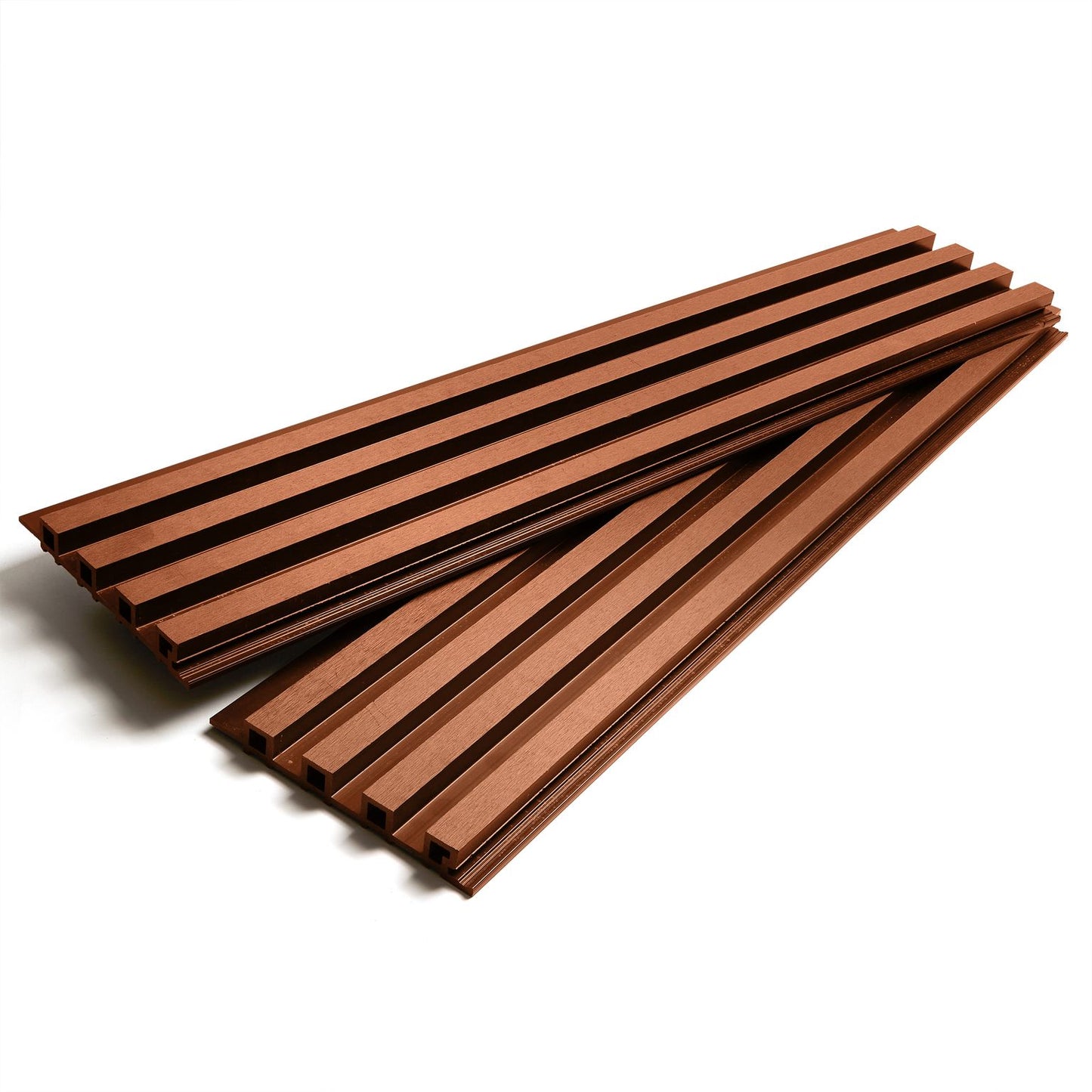 2.9m Exterior Slat Cladding Boards - Dark Brown