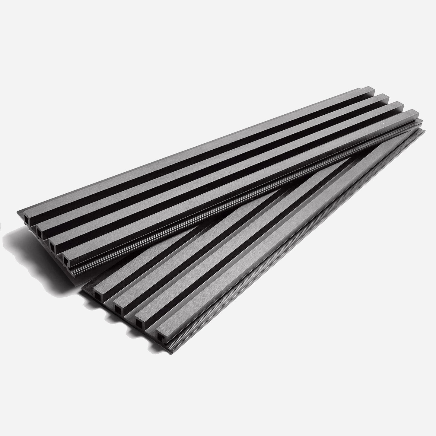 2.9m Exterior Slat Cladding Boards - Light Grey