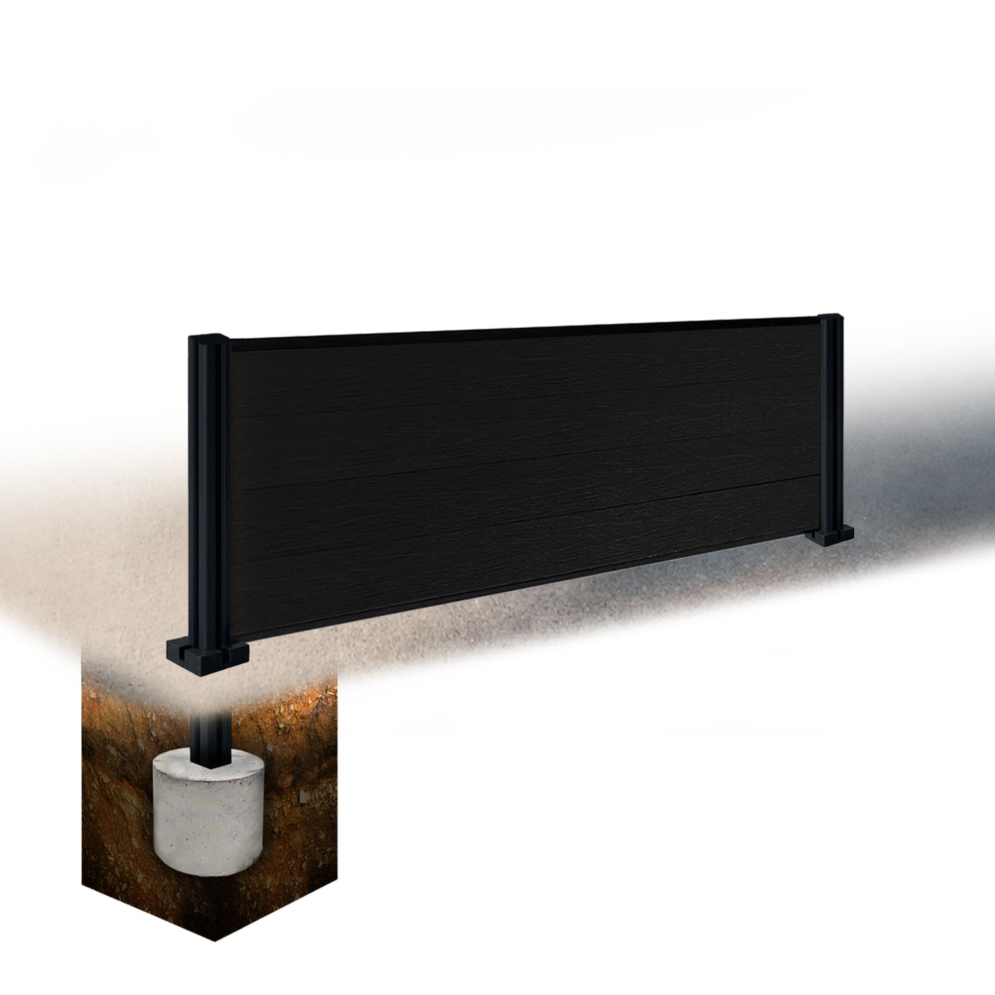 Composite Fence Kit - with all boards