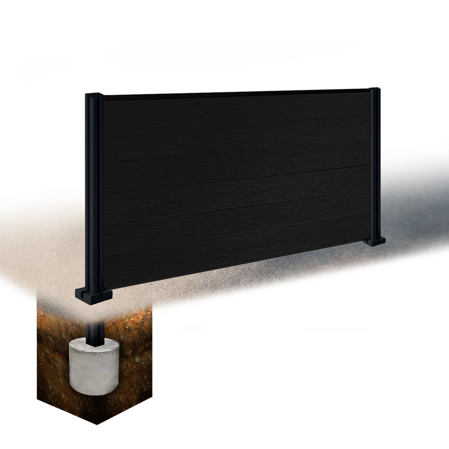 Composite Fence Kit - with all boards