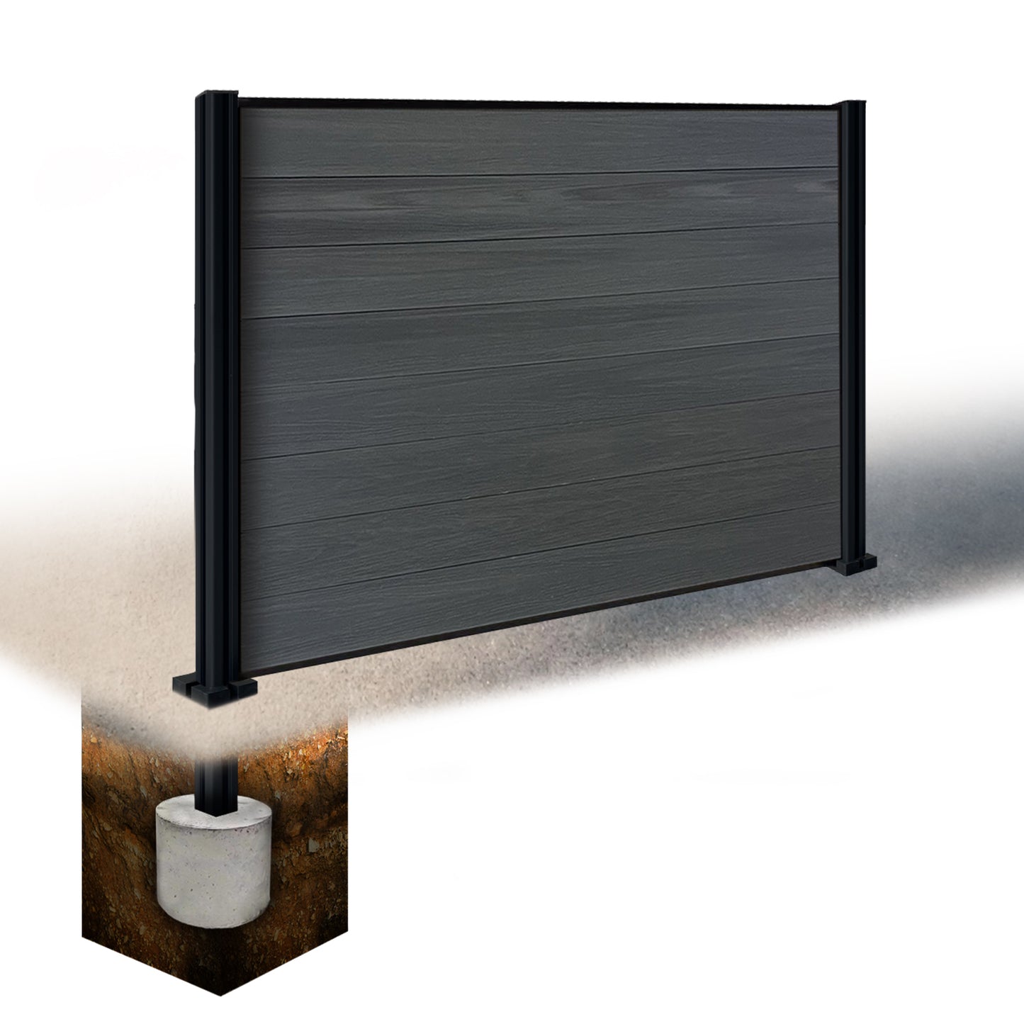 Composite Fence Kit - with all boards