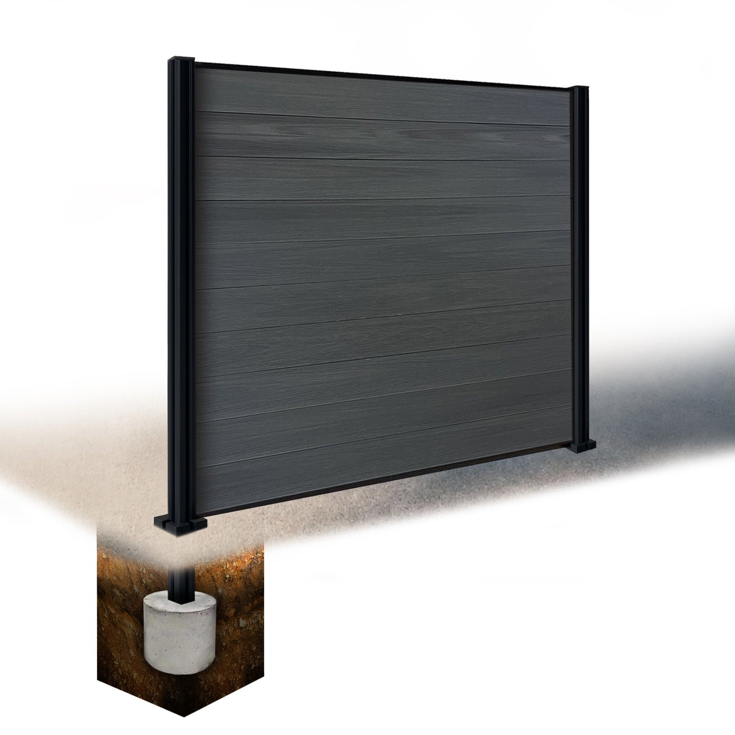 Composite Fence Kit - with all boards