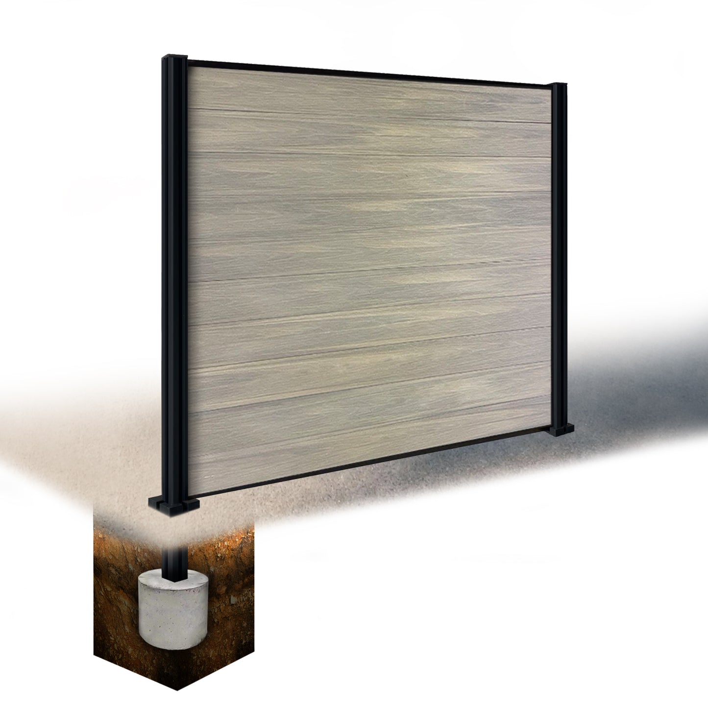 Composite Fence Kit - with all boards