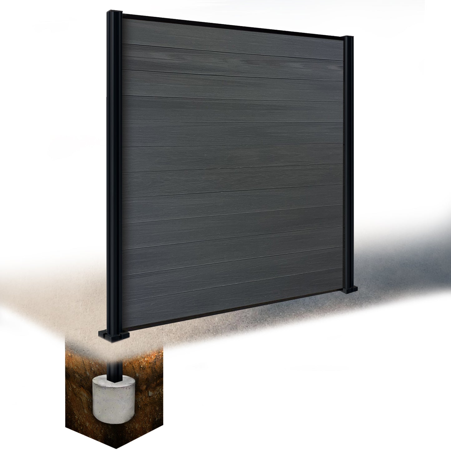 Composite Fence Kit - with all boards