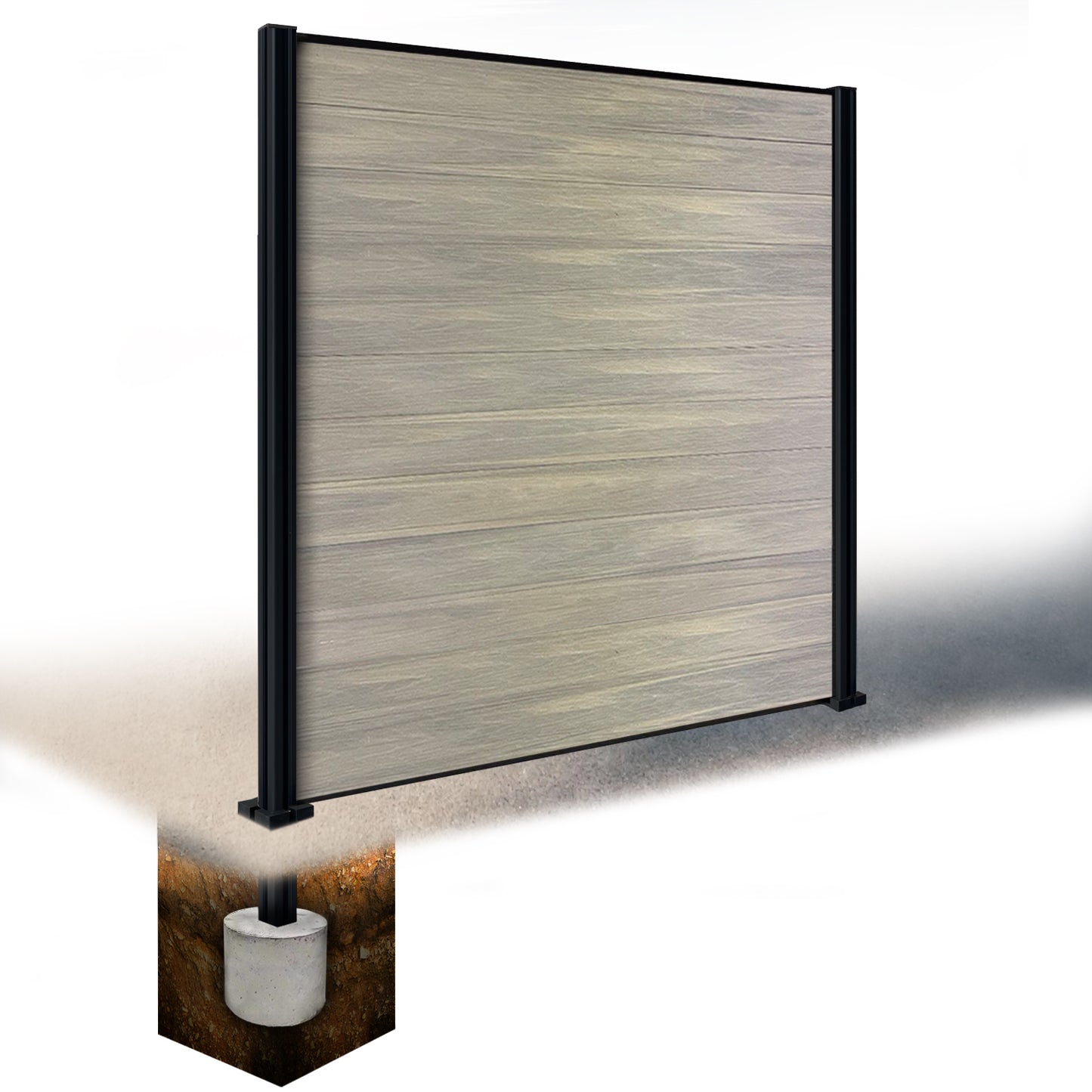 Composite Fence Kit - with all boards