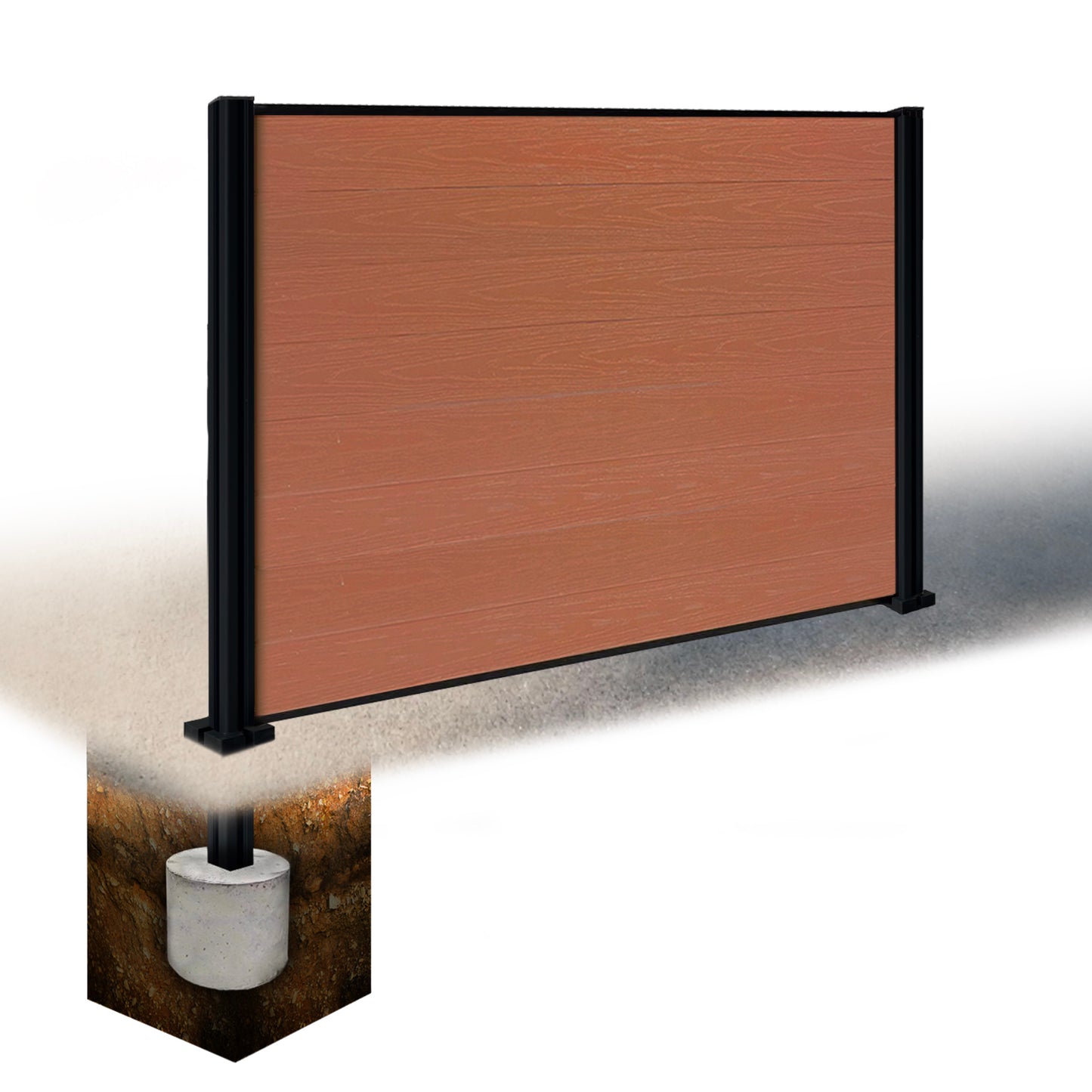 Composite Fence Kit - with all boards